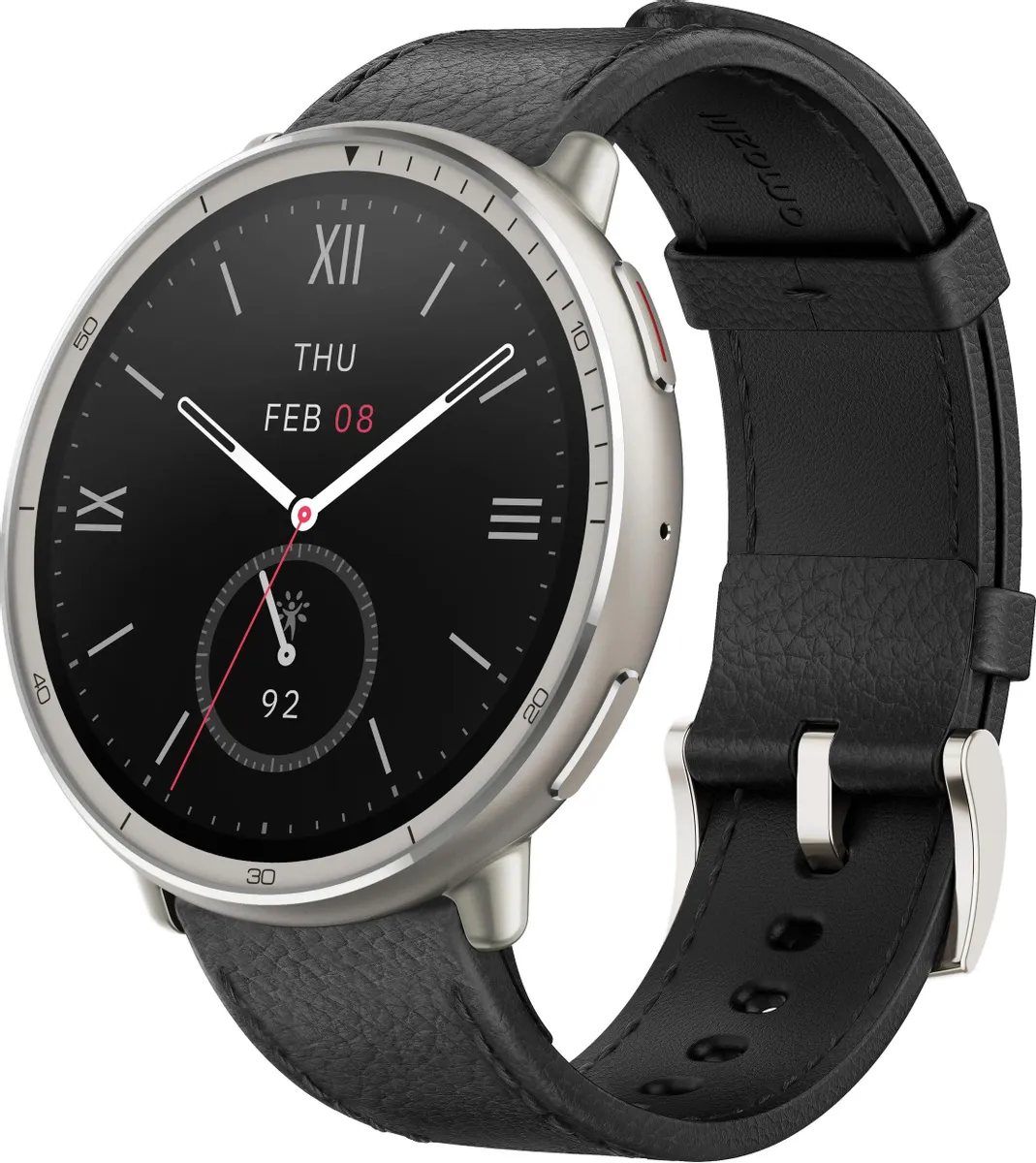Смарт-часы Amazfit Active 2R Premium, черный/красный/серебристый