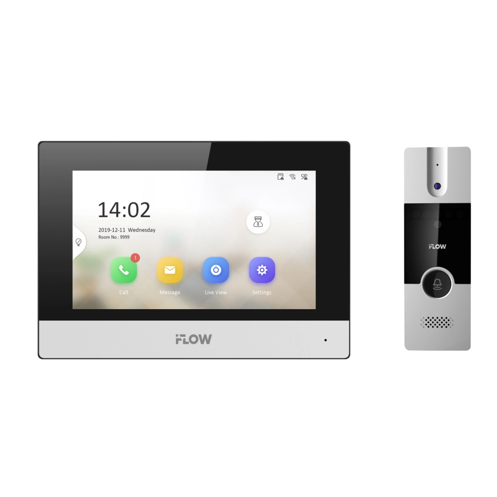 Комплект видеодомофона iFlow F-VI-3442HPWE1, 7" 1024x600 (305305561)