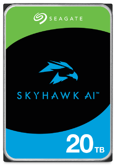 Жесткий диск (HDD) Seagate 20Tb SkyHawk AI, 3.5", 7200rpm, 256Mb, SATA3 (ST20000VE002) новый, незначительное замятие и порез на корпусе