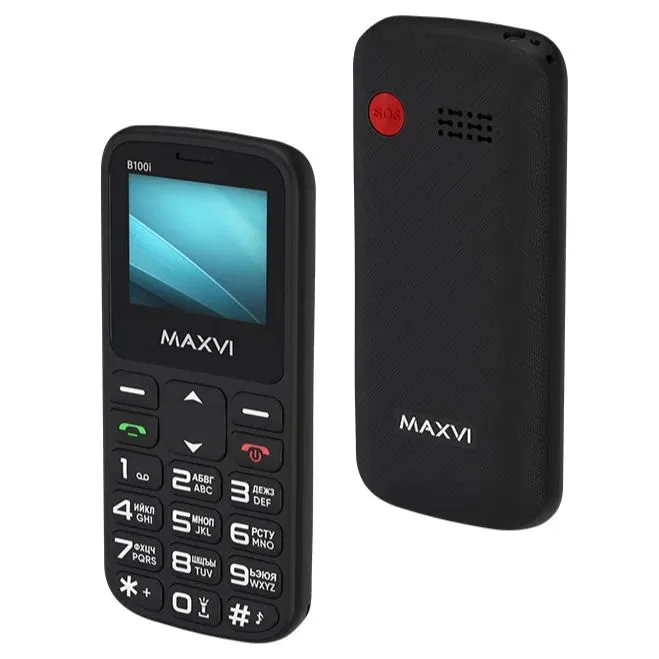 Мобильный телефон MAXVI B100i черный