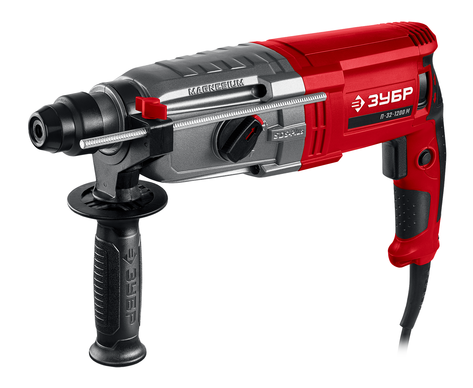 Перфоратор ЗУБР П-32-1200 М, SDS-Plus, 1.2 кВт