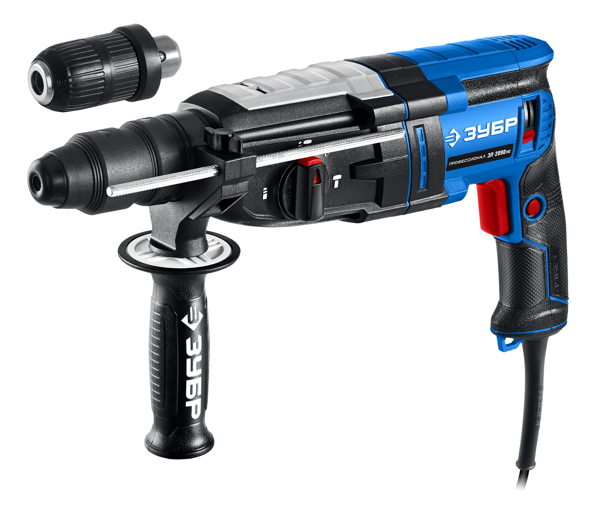 Перфоратор ЗУБР ЗП-2890 мс, SDS-Plus, 900 Вт