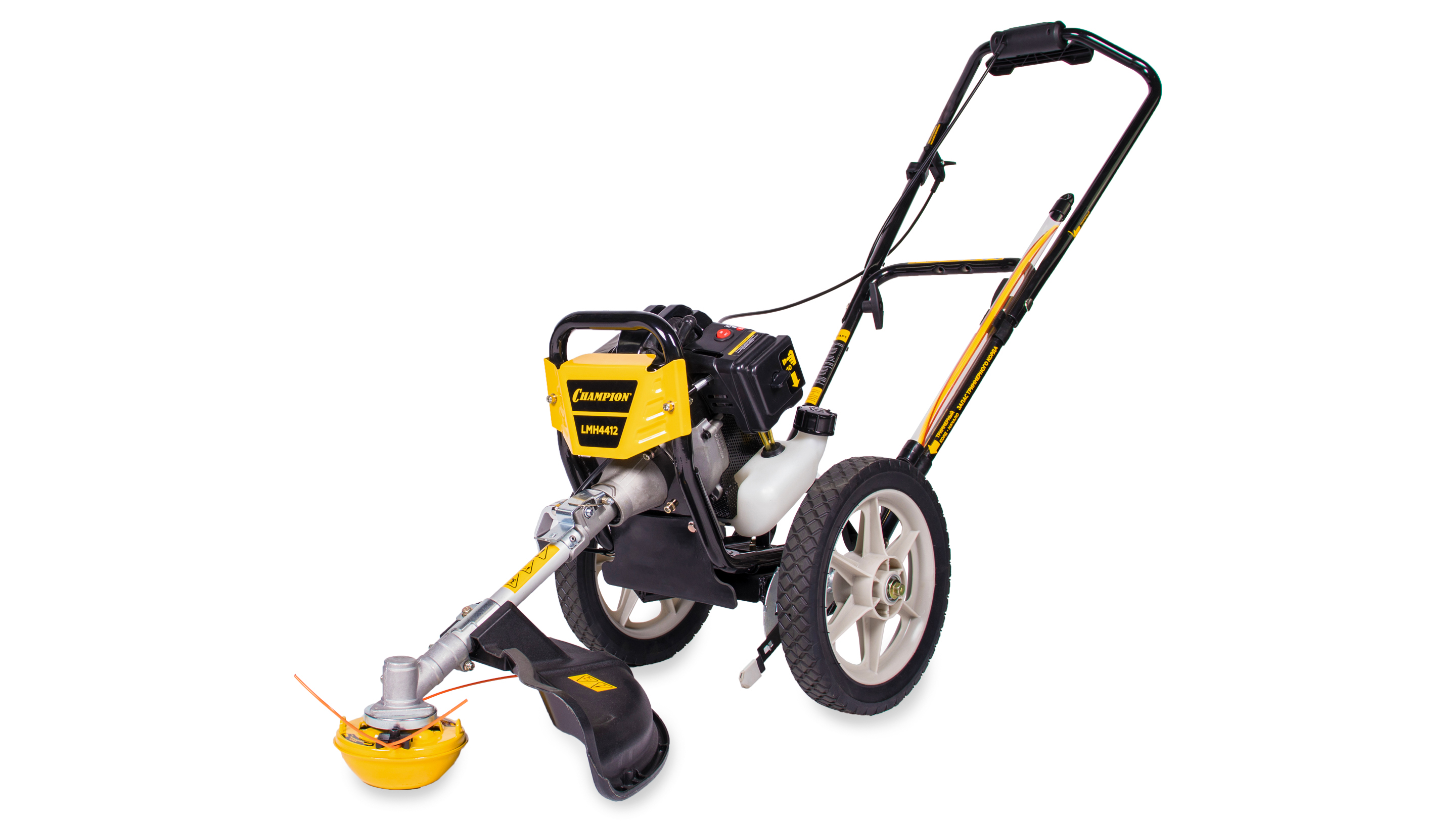 Колесная газонокосилка Champion LMH4412, бензиновая