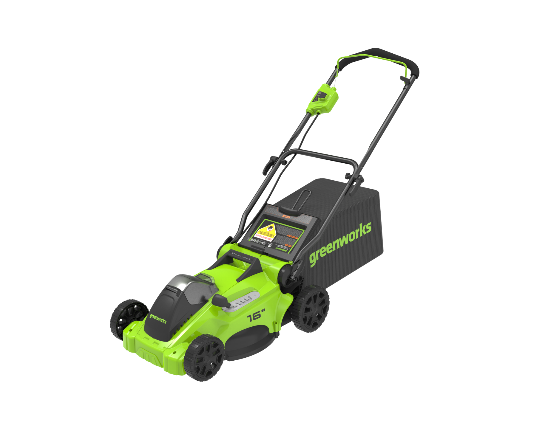 Колесная газонокосилка Greenworks GD40LM16XK4, бесщеточный, аккумуляторная