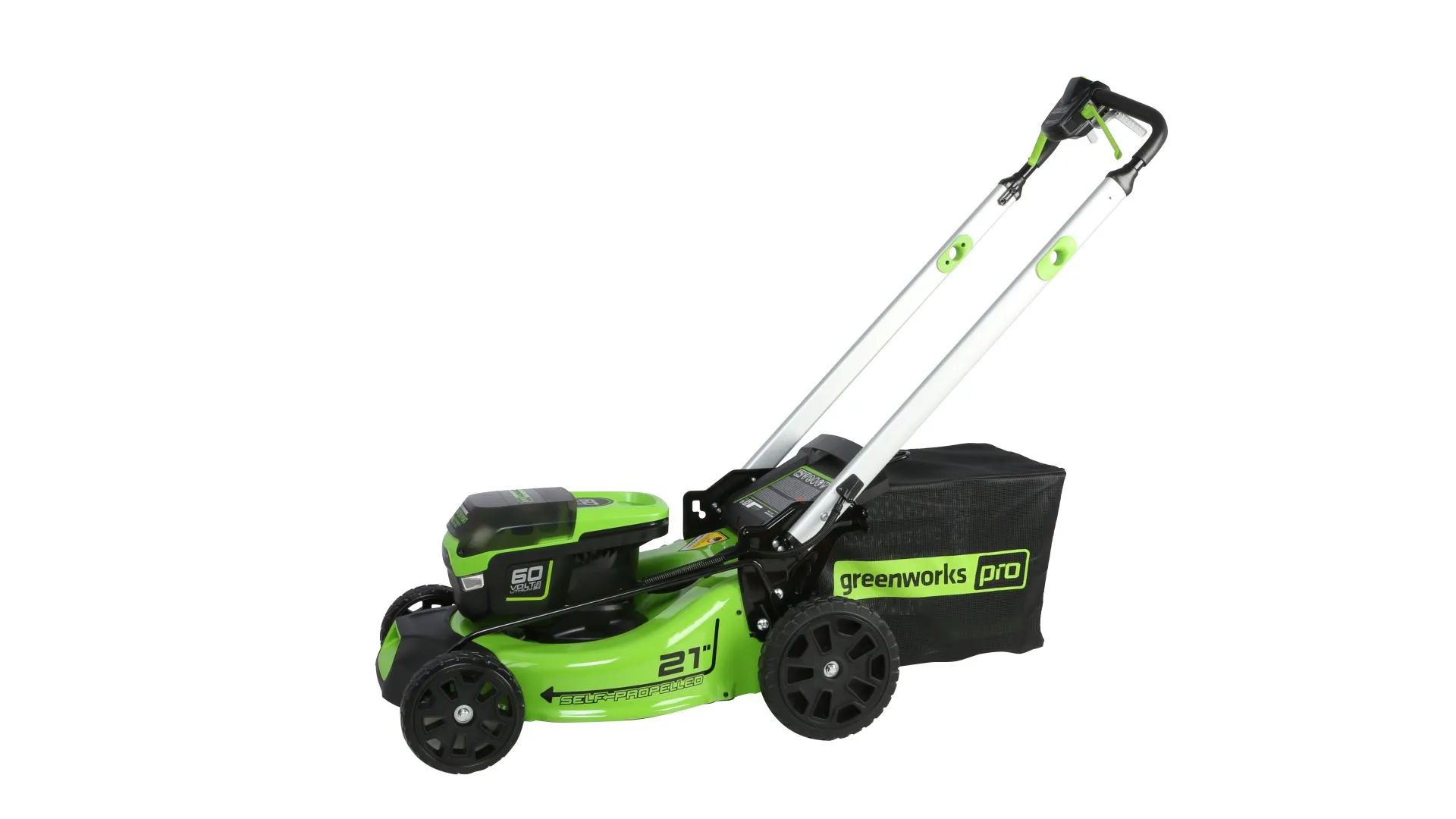 Самоходная газонокосилка Greenworks GD60LM51SP, бесщеточный, аккумуляторная