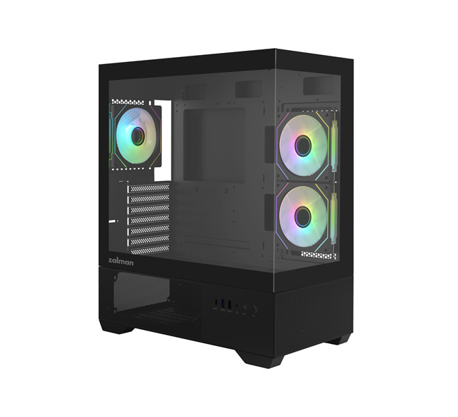 Корпус Zalman CHRONIX BLACK, Midi-Tower, без БП, черный