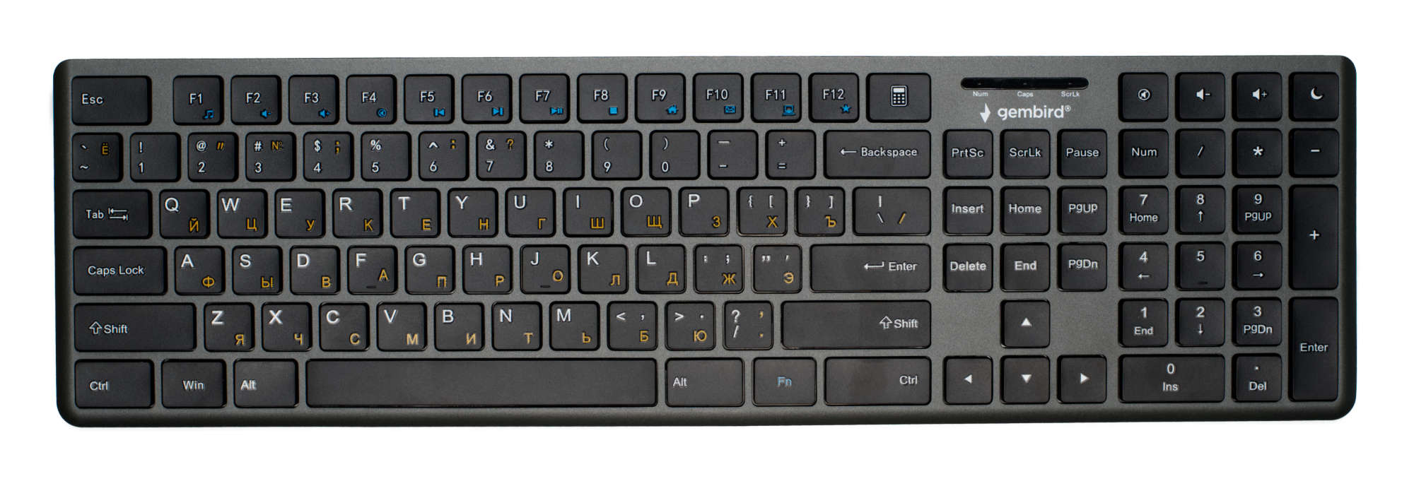 Клавиатура Gembird KB-8460, USB, черный (KB-8460)