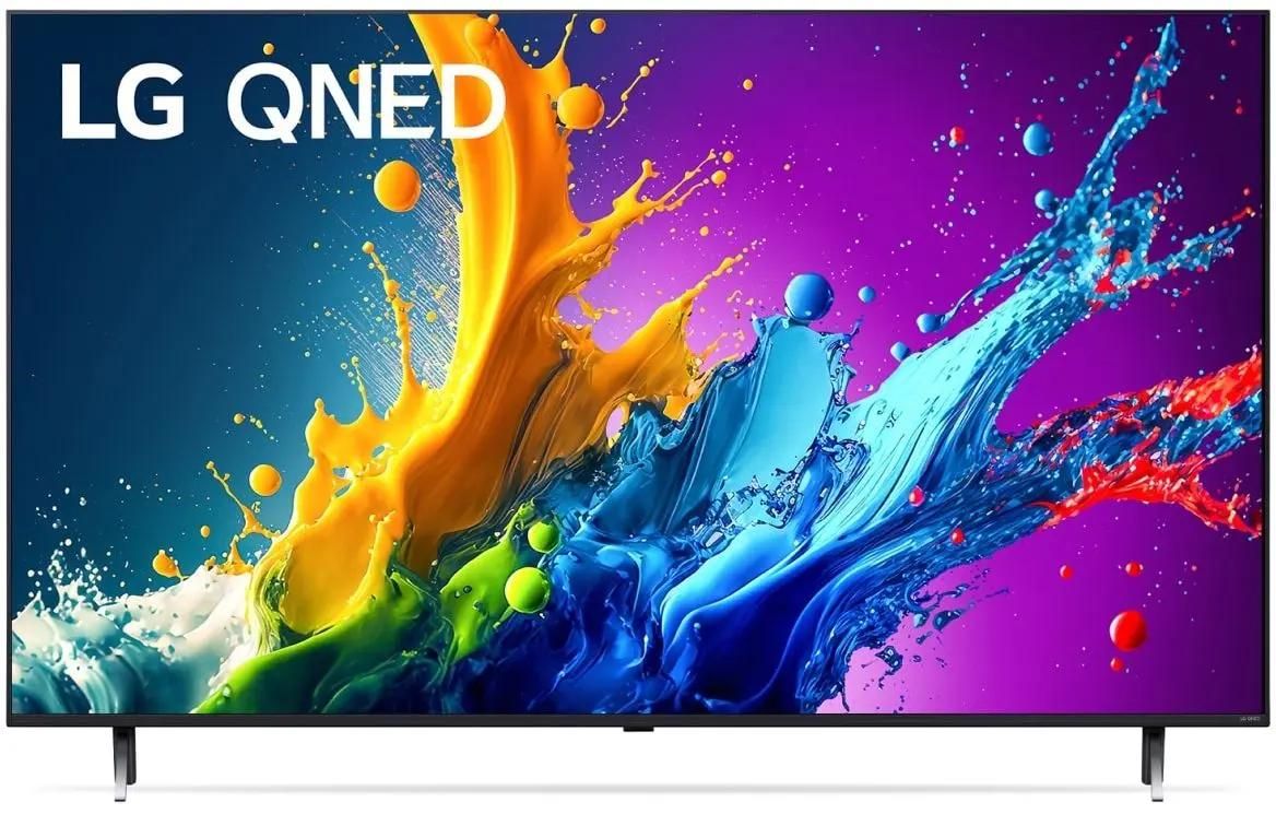 Телевизор 43" LG 43QNED80A6A, 3840x2160, черный титан