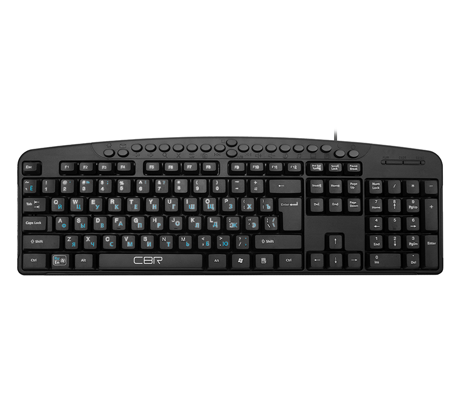 Клавиатура CBR KB 340GM, USB, черный (KB 340GM)