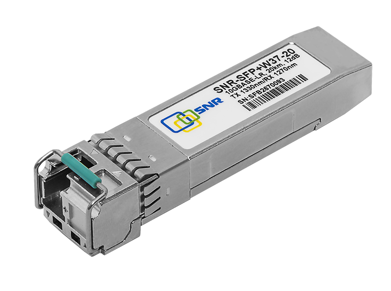 

Модуль SFP+ SNR, 20 км, LC, Tx:1330 нм, Rx:1270 нм, 10 Гбит/с, SM, одинарный, WDM, DDM (SNR-SFP+W37-20), Серебристый
