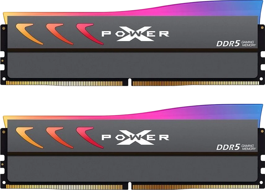 Комплект памяти DDR5 DIMM 32Gb (2x16Gb), 7200MHz Silicon Power (SP032GXLWU720FDK)