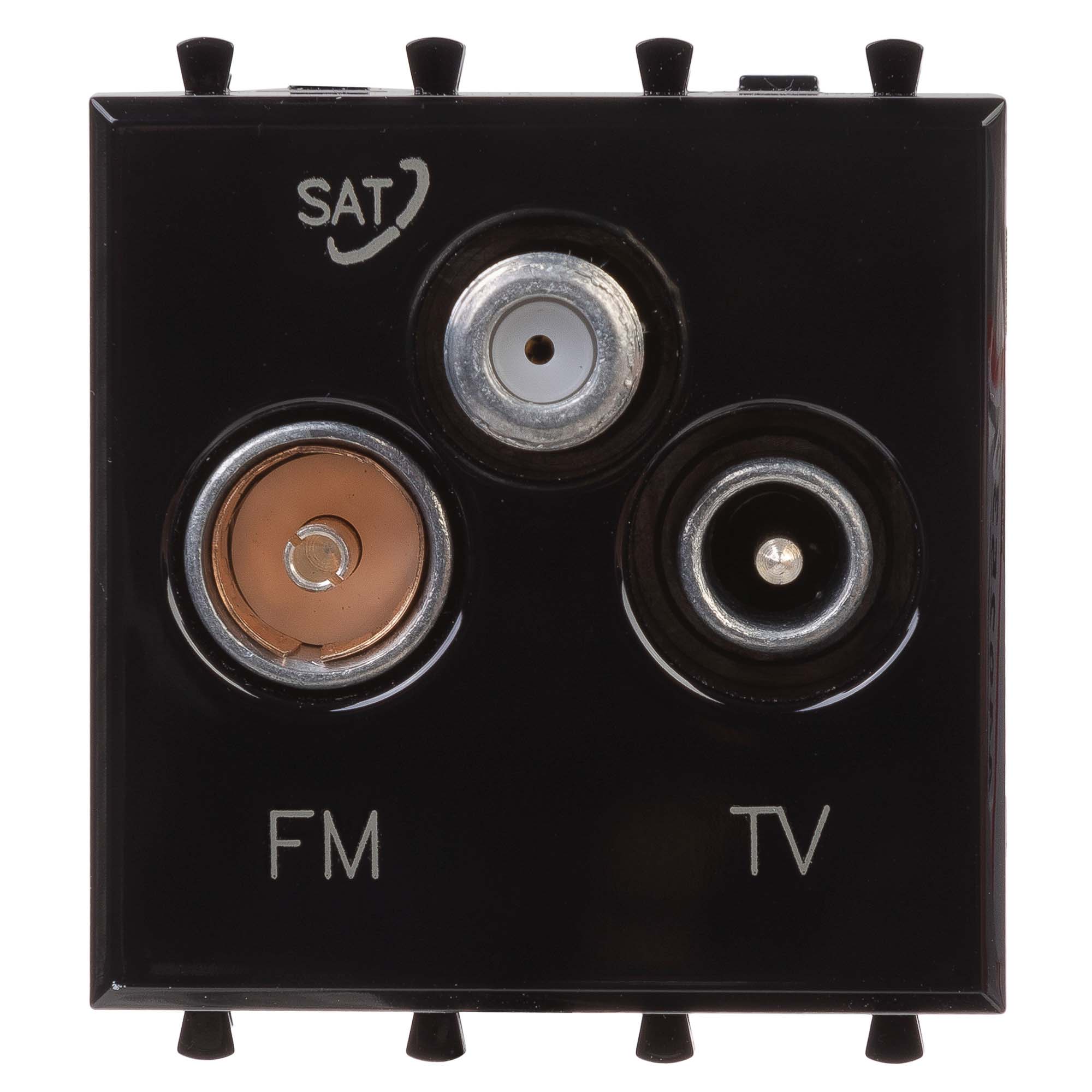 Розетка TV/FM/SAT DKC Avanti, черный