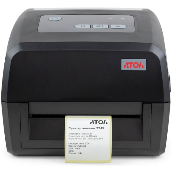 Принтер этикеток АТОЛ TT44 , COM, LAN, USB