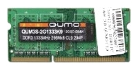 

Память DDR3 SODIMM 8Gb, 1333MHz, CL9, 1.35/1.5 В, Qumo (QUM3S-8G1333C9(R)) Retail, QUM3S-8G1333C9(R)