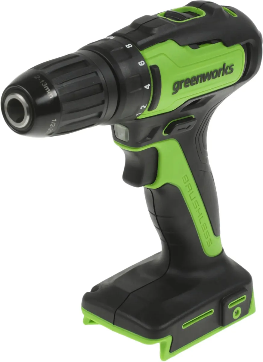 Дрель-шуруповерт Greenworks GD24DD35, аккумуляторный