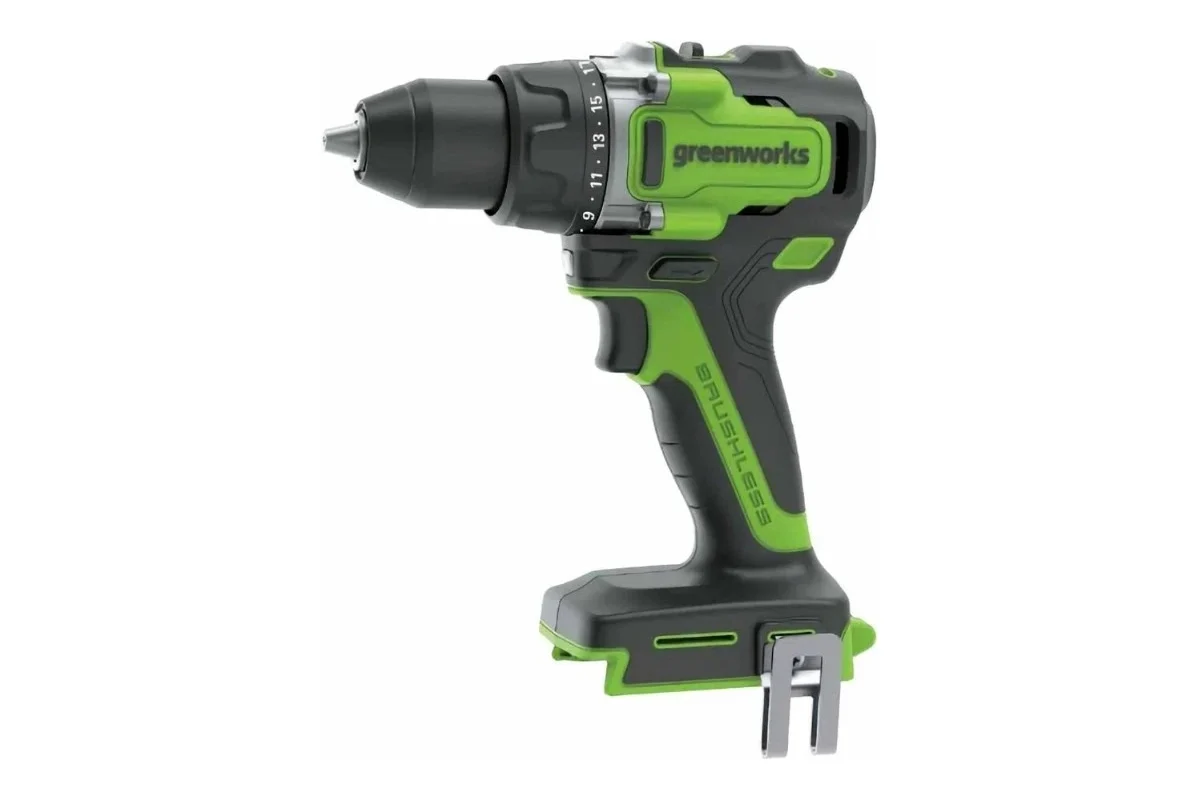 Дрель-шуруповерт Greenworks GD24DD140, аккумуляторный
