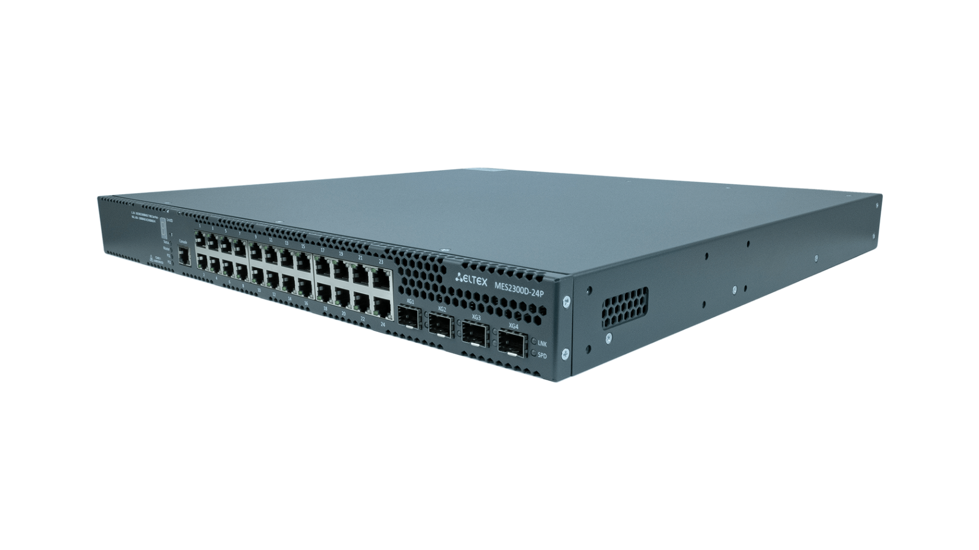 Коммутатор Eltex MES2300D-24P, SFP/SFP+ 4x10 Гбит/с/1 Гбит/с (MES2300D-24P)