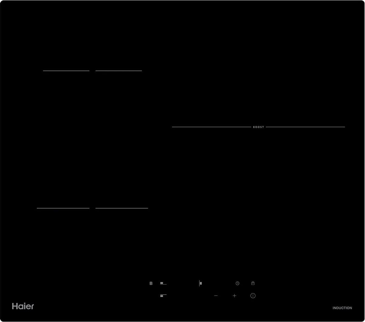 Индукционная варочная панель HAIER HHK-Y63WTB 3 конфорки, черный