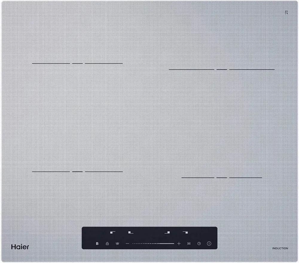 Индукционная варочная панель HAIER HHY-Y64TVTPG 4 конфорки, серый