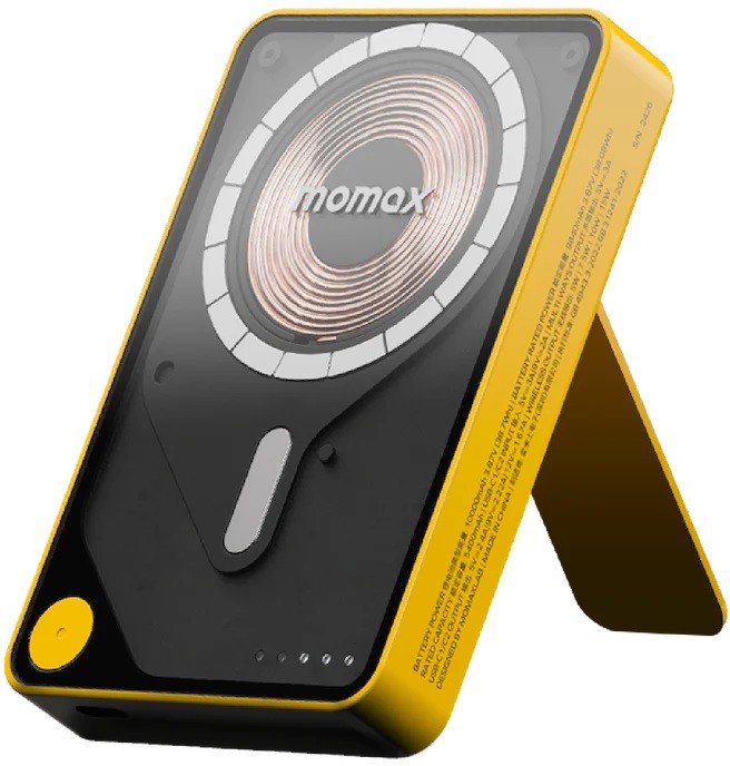 Портативный аккумулятор (Powerbank) Momax IP132 1-Power X Pro+, 10000 мА·ч, желтый