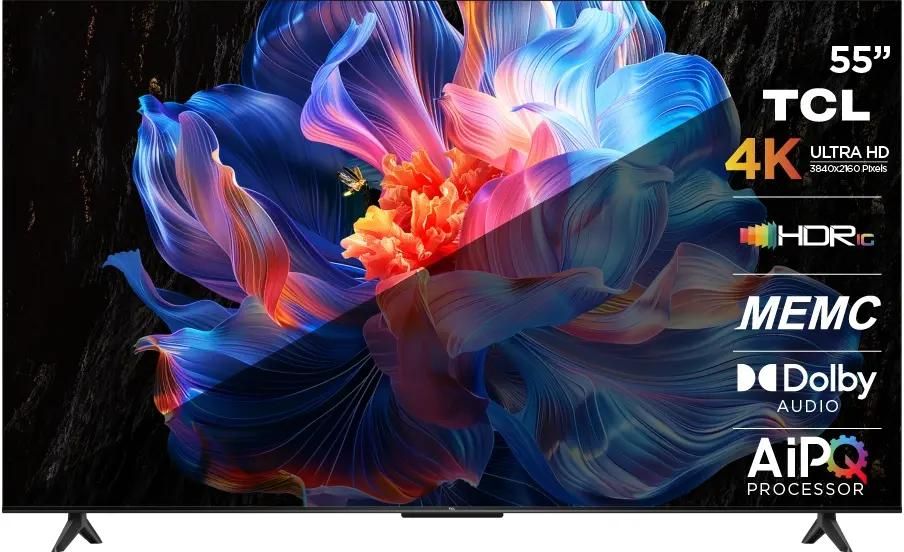 Телевизор 55" TCL 55P6K, 3840x2160, черный