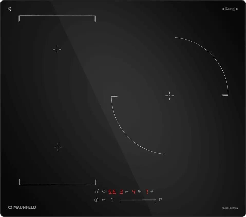 Индукционная варочная панель Maunfeld CVI593SBBK 3 конфорки, черный
