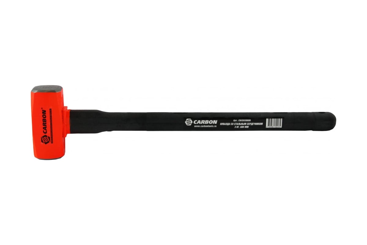 Кувалда, боек сталь 3 кг, CARBON CHISH30600
