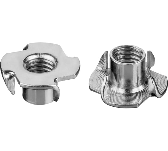 Гайка врезная Зубр, М4, 8 мм, 1624 DIN, 5 кг