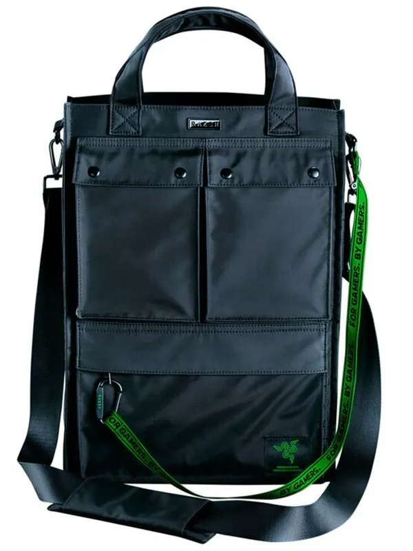 Сумка для ноутбука 16" RAZER Xanthus Tote Bag, черный/зеленый