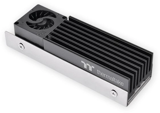 Радиатор для SSD Thermaltake MS-1, M.2 2280, алюминий+медь, черный (CL-O043-AL02BL-A)