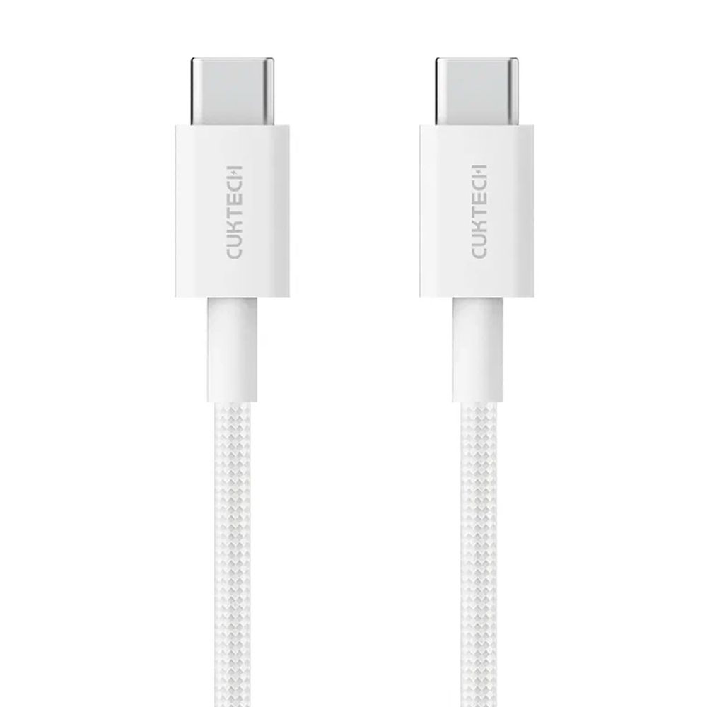 Кабель USB Type-C(m)-USB Type-C(m), 1.5 м, белый, CUKTECH CTC315P (CKCTC315PCHW)