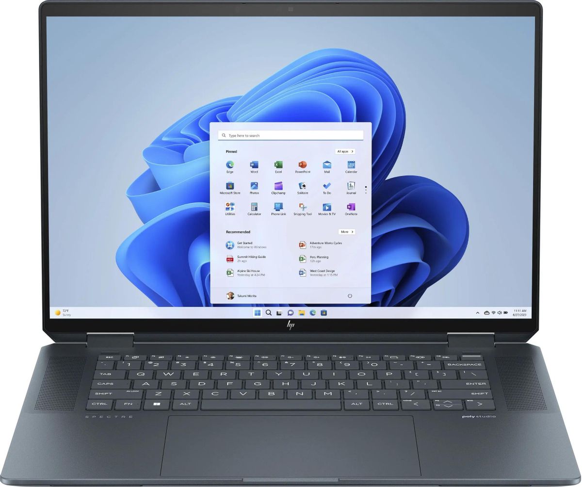 Ноутбук 16" HP Spectre x360 16-aa0002ci, синий (A16KFEA)