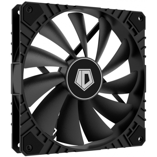 Вентилятор ID-COOLING WF WF-14025-XT, 140 мм, 1600rpm, 32.6 дБ, 4-pin PWM, 1шт, черный (WF-14025-XT BLACK) б/у, следы установки