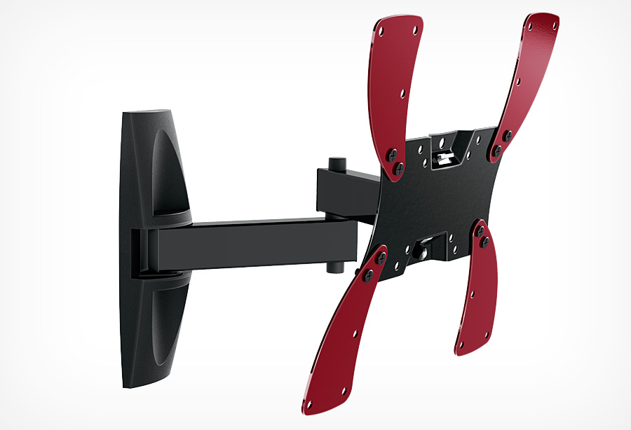 

Кронштейн настенный для TV/монитора HOLDER LCDS-5046, 15"-40", VESA 75x75мм-300х300 мм, наклонный, поворотный, до 30 кг, черный, LCDS-5046