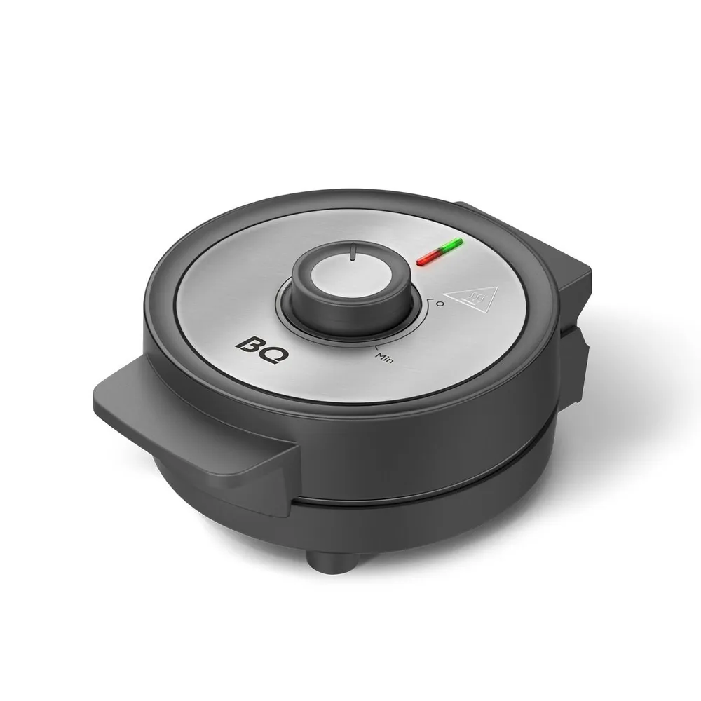 Вафельница BQ ST1010 1 кВт, черный/серебристый