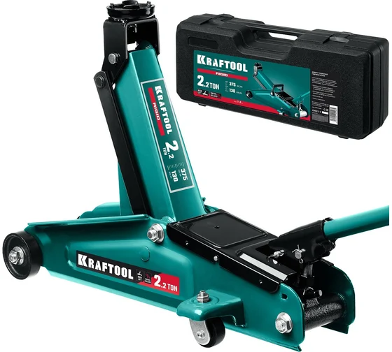 Домкрат Kraftool 43452-2-K, 2.25 т, 13 см-38.5 см