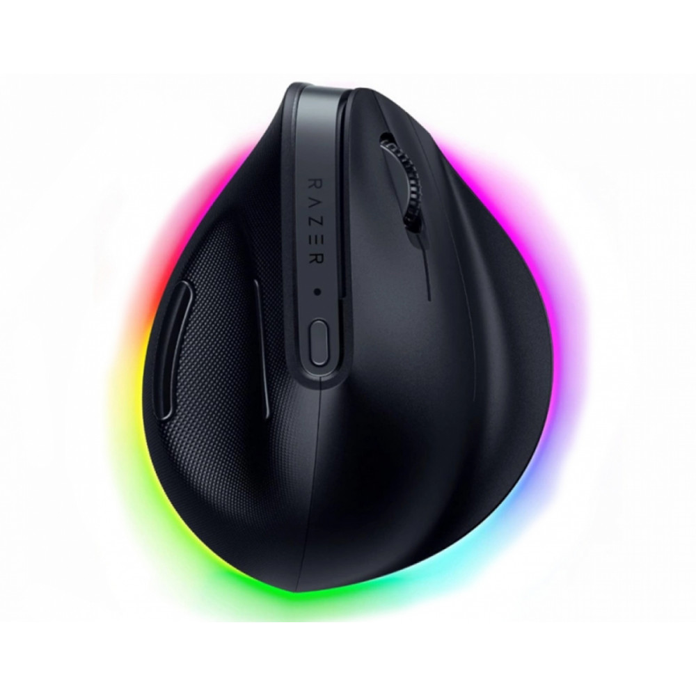 Мышь Razer Pro Click V2 Vertical Edition, Bluetooth/Радиоканал/USB, черный (RZ01-05250100-R3G1)