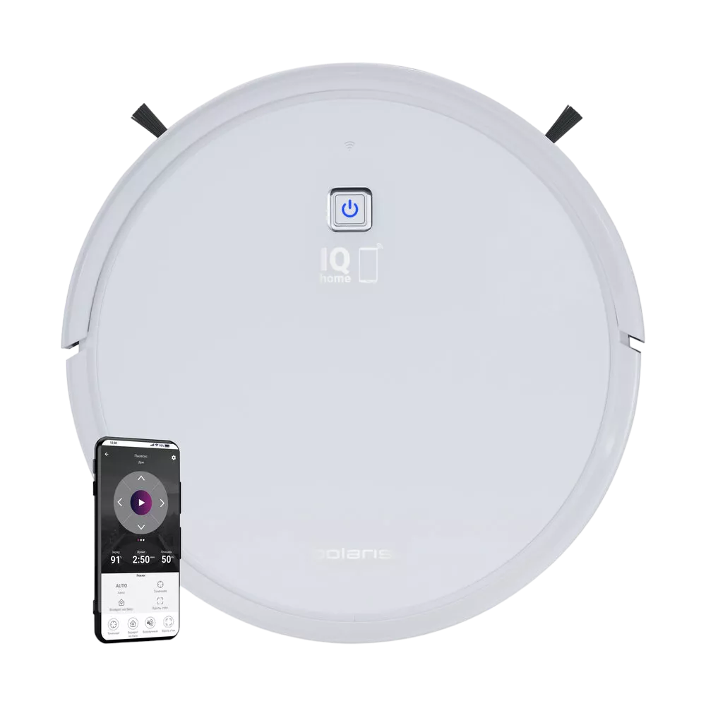 Робот-пылесос Polaris PVCR 4105 Wi-Fi IQ Home Aqua, белый