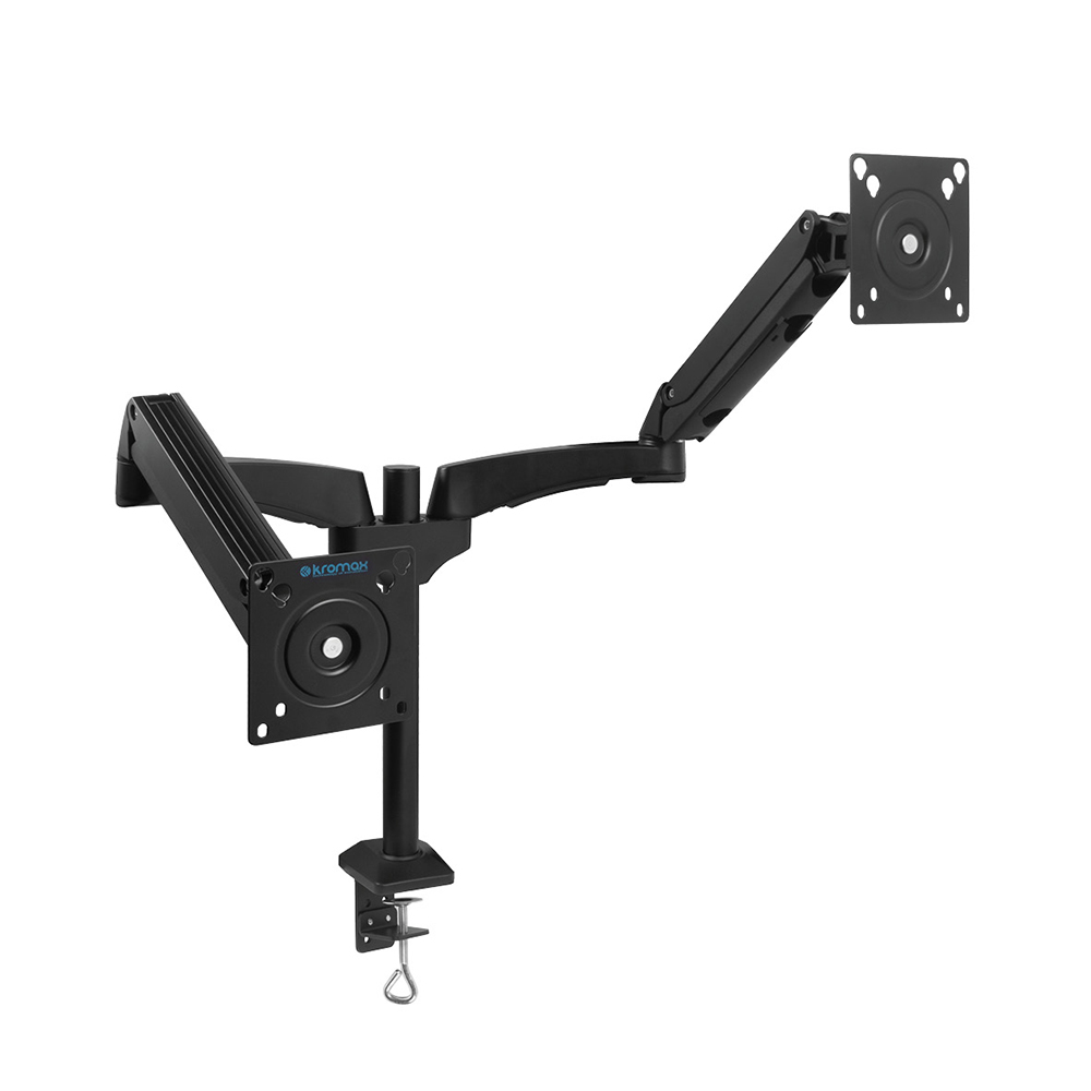 

Кронштейн настольный для TV/монитора KROMAX OFFICE-12, 15"-34", 2 монитора, VESA 75x75мм-100x100мм, наклонный, поворотный, портрет-альбом, до 6 кг, черный (20227), OFFICE-12