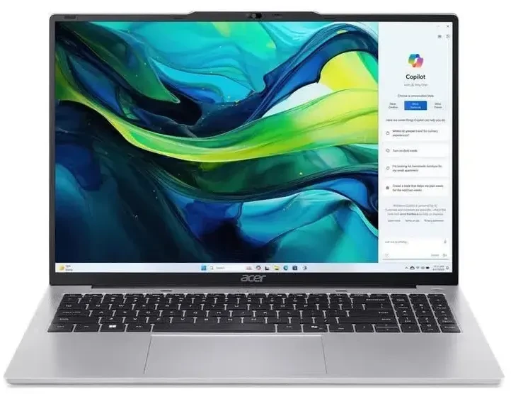 Ноутбук 16" Acer Aspire Lite AL16-71P-5137, серебристый (NX.D4YCD.004)