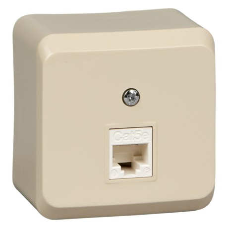 Розетка RJ-45 открытый монтаж, Systeme Electric (KOMA-001K)
