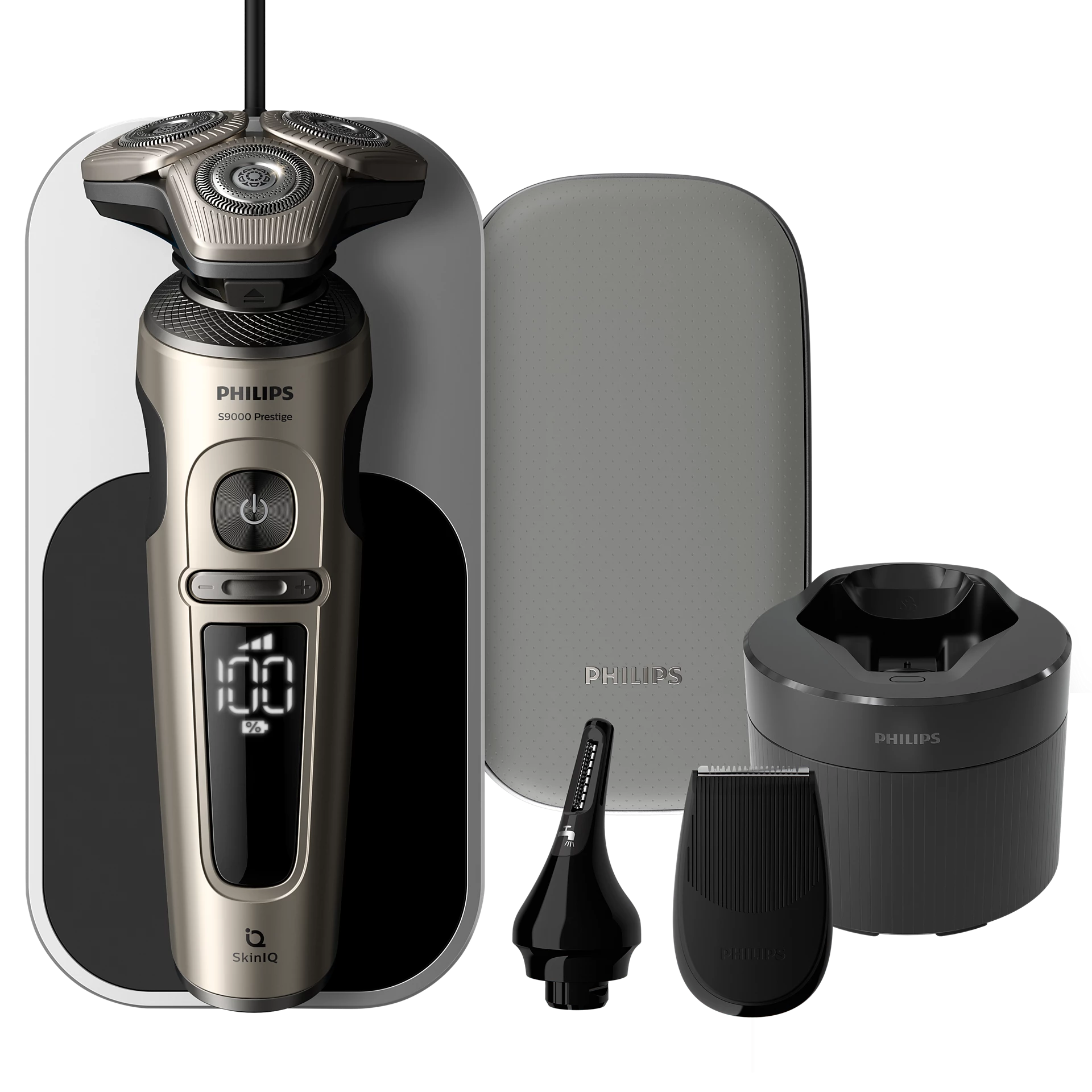 Бритва Philips SP9883/36, шампанское золото