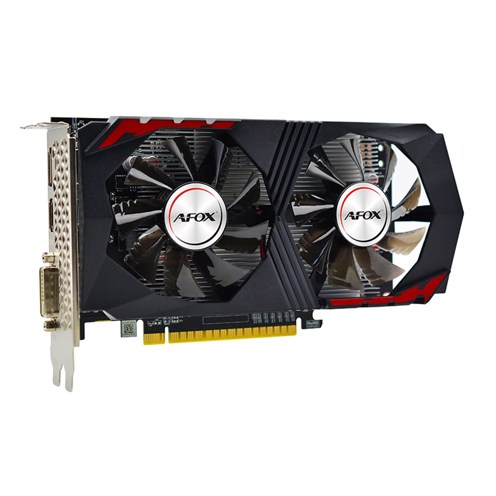 Видеокарта AFOX NVIDIA GeForce GTX 1050ti GAMING, 4Gb GDDR5, 128 бит, PCI-E, DVI, HDMI, DP, Retail (AF1050TI-4096D5H5-V6) б/у, после ремонта, не родная упаковка, следы монтажа