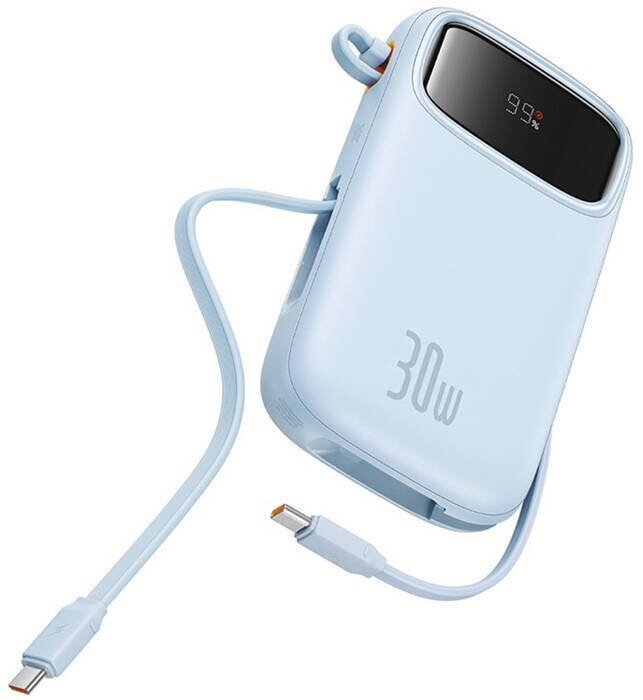 Портативный аккумулятор (Powerbank) BASEUS QPow 2, 20000 мА·ч, голубой