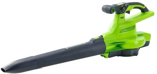 Воздуходувка-измельчитель Greenworks GD40BVIIK5, аккумуляторная