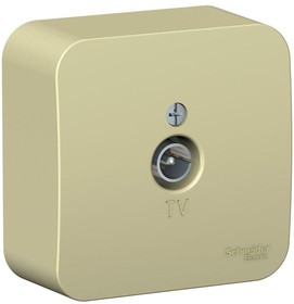 Розетка TV Systeme Electric Blanca, бежевый