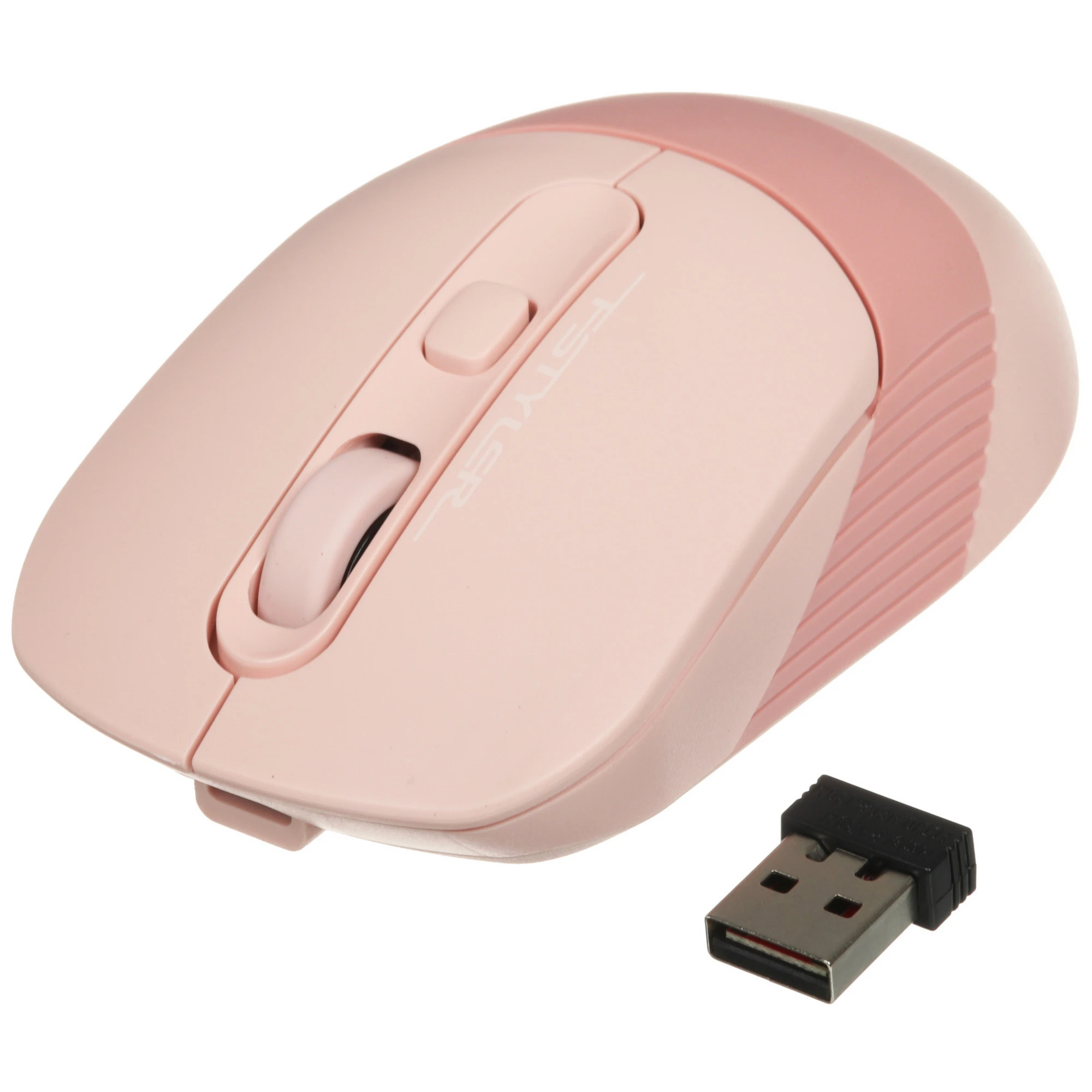 

Мышь беспроводная A4Tech Fstyler FB10CS, 2000dpi, оптическая светодиодная, Bluetooth/Радиоканал, розовый (FB10CS USB BABY PINK), Fstyler FB10CS