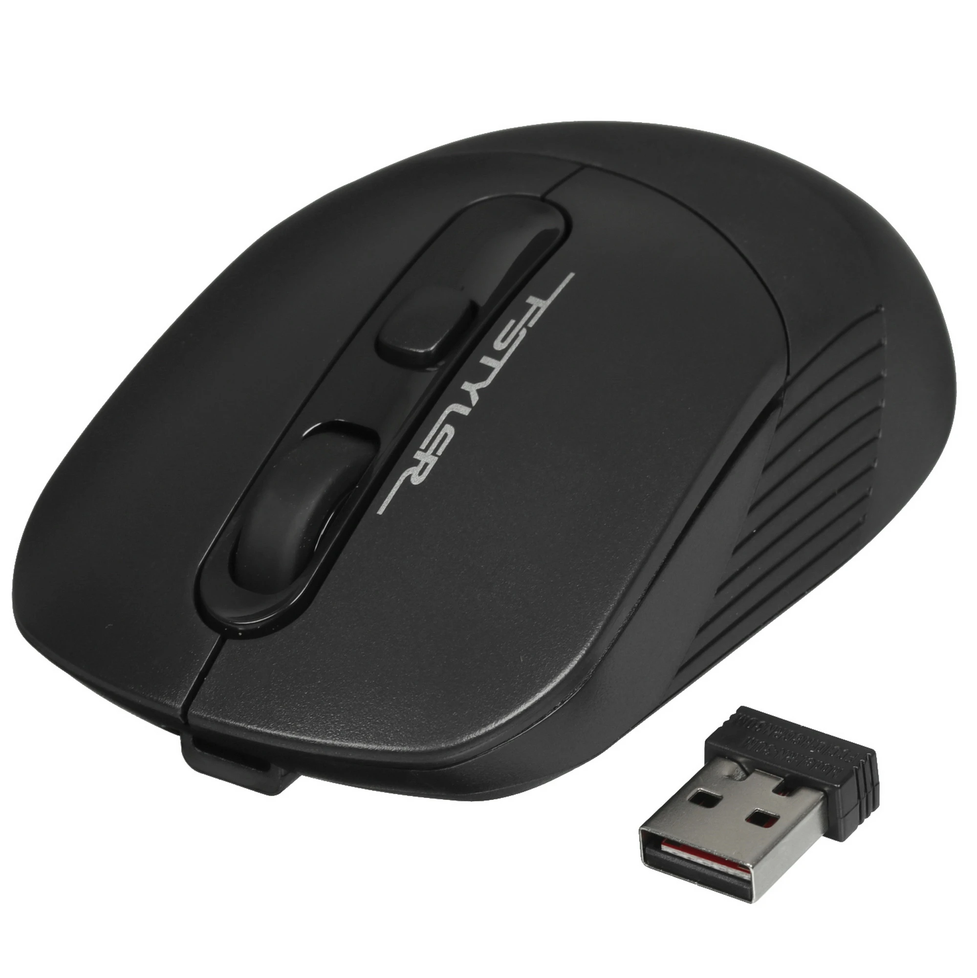 Мышь A4Tech Fstyler FB10CS, Bluetooth/Радиоканал, черный (FB10CS USB STONE BLACK)