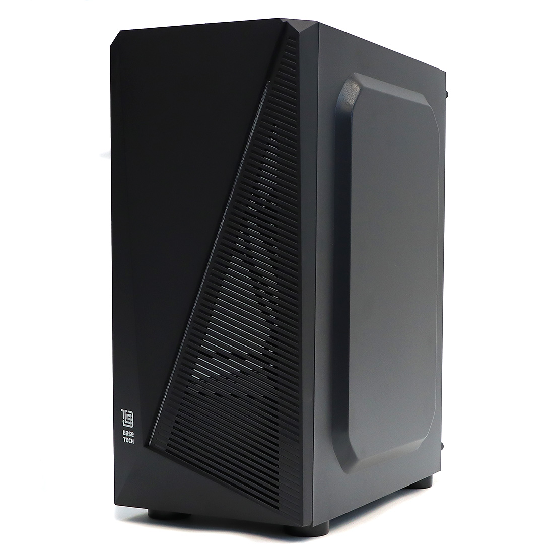 Корпус BaseTech eXtreme GFX-01, ATX, Midi-Tower, USB 3.0, RGB подсветка, черный, без БП (BT-GFX-01-RGB) б/у, царапины на боковой крышке (не использовался)
