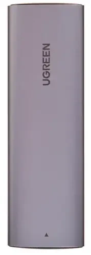 Внешний бокс Ugreen CM400, 1xM.2 NVMe, серый
